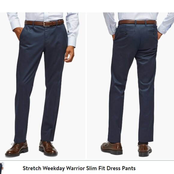 Bonobos Other - Bonobos - Weekday Warrior Monday Slim Fit Dress Pants | Blue | 29x32